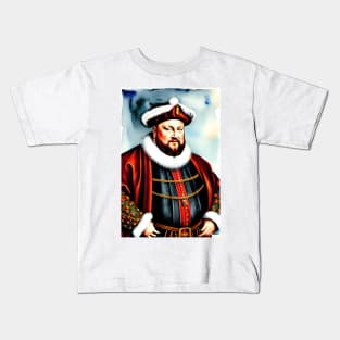 Santa Henry VIII (Celebrity Christmas) Kids T-Shirt